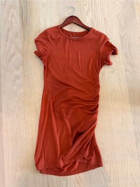 Everyday Jersey Slip Dress in Rust